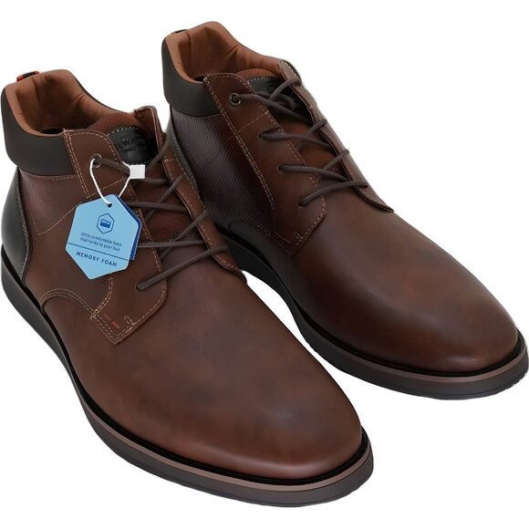 Nunn Bush Circuit DC Plain Toe Chukka Boots Cognac Men's 12M - Picture 4 of 6